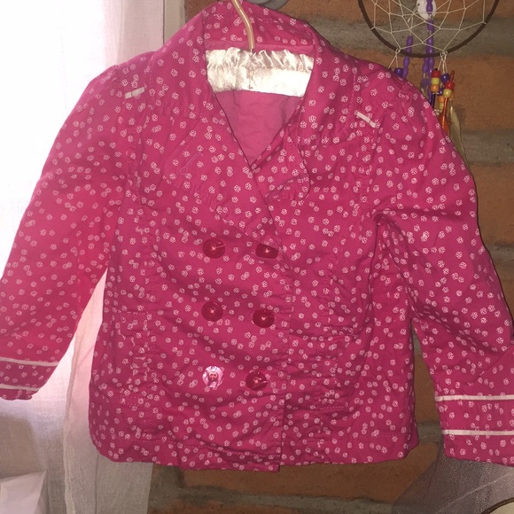 Cherokee Toddler Girls Dress Casual Winter Jacket Pea Coat Black Plaid NWT Cute!